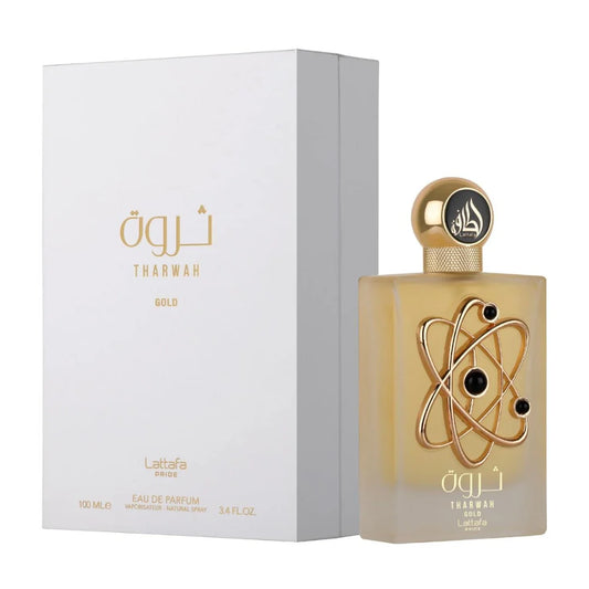 Tharwah Gold Lattafa para mujer